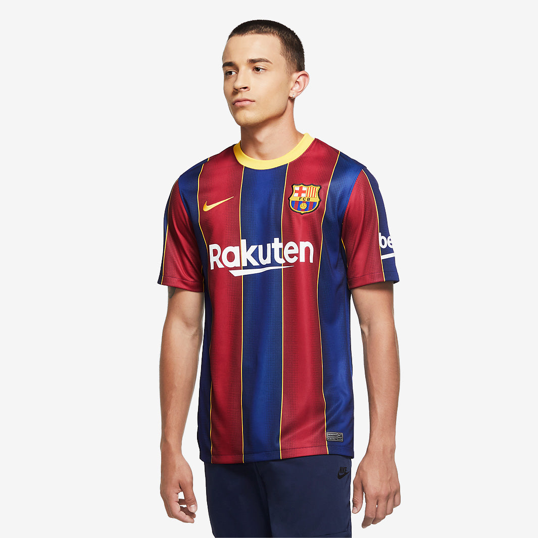 Nike FC Barcelona 20/21 Home Stadium SS Shirt - Deep Royal Blue