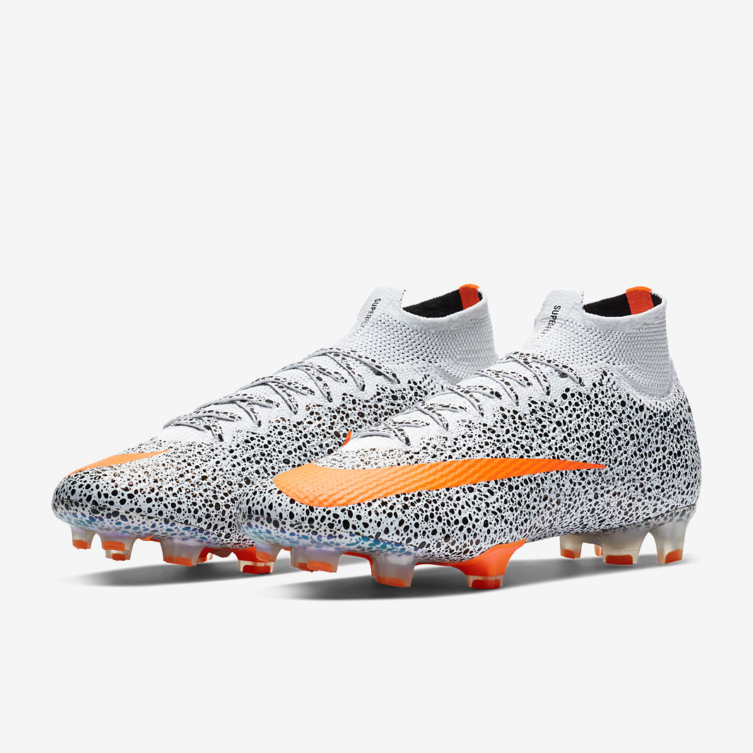 Nike Mercurial Superfly VII Elite CR7 FG - White/Total Orange
