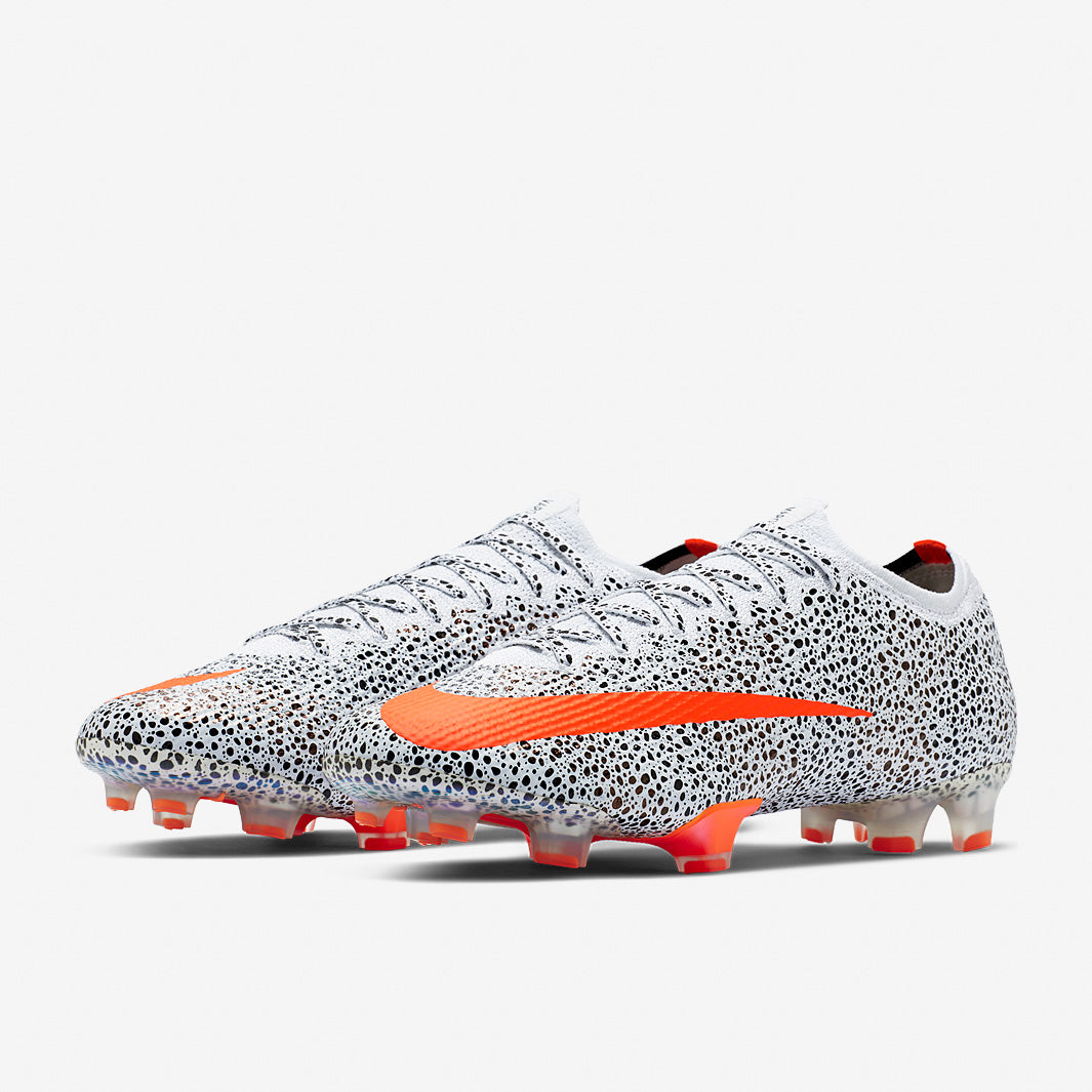 Nike Mercurial Vapor XIII Elite CR7 FG - White/Total Orange-Black