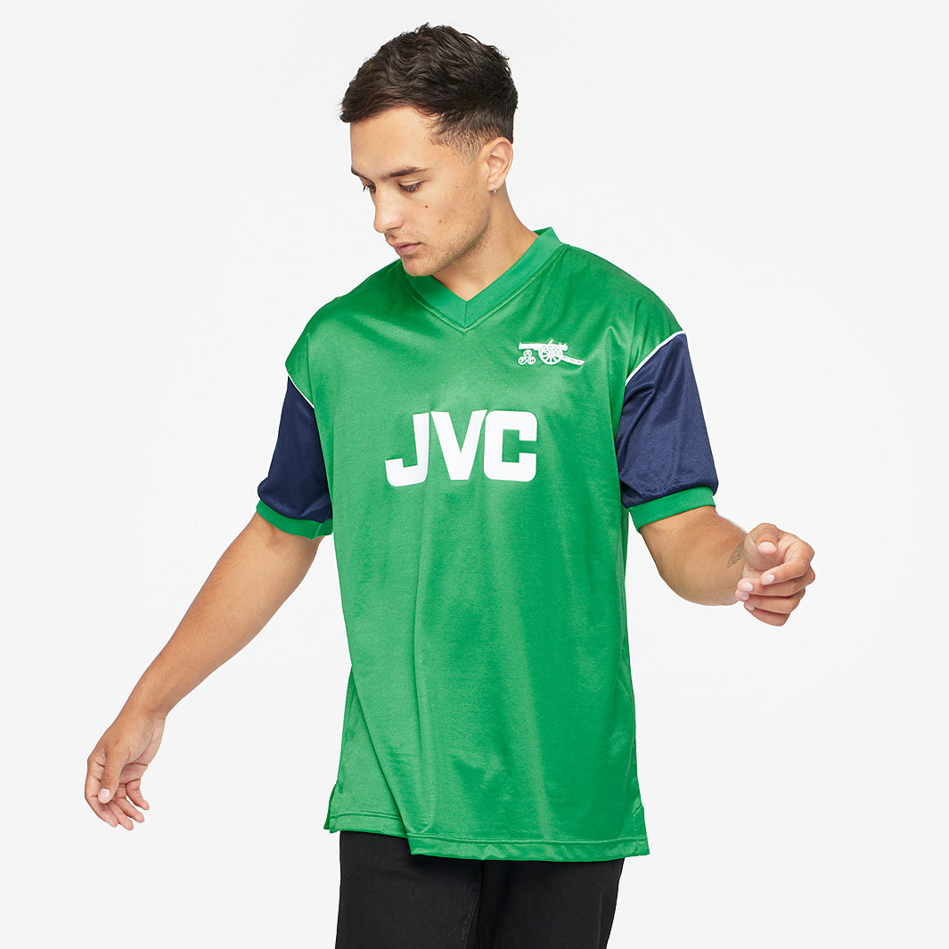 Score Draw Arsenal 1982 Away Shirt - Green/Blue/White - Mens