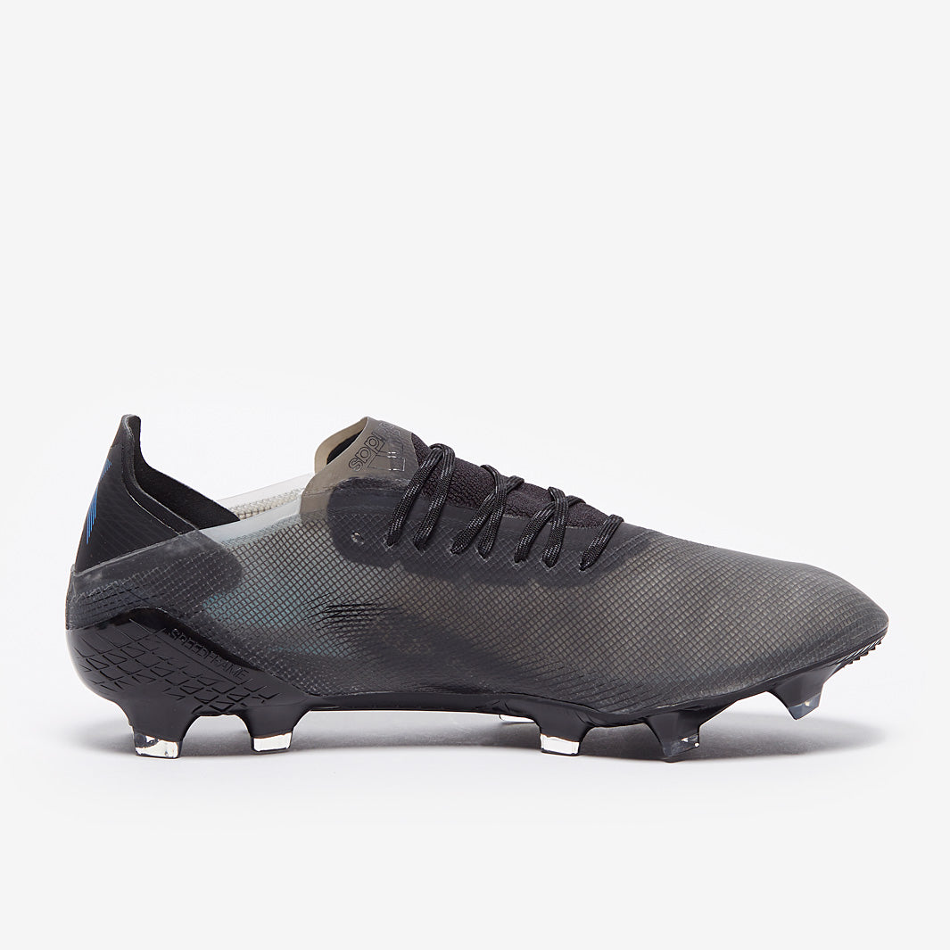 adidas X Ghosted .1 FG - Core Black/Signal Cyan/Grey Six - Firm