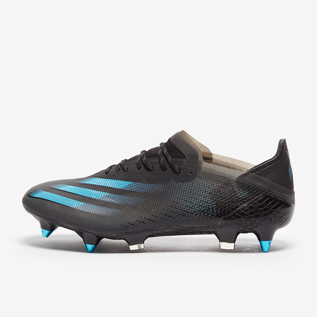 adidas X Ghosted .1 SG - Core Black/Signal Cyan/Grey Six - Soft
