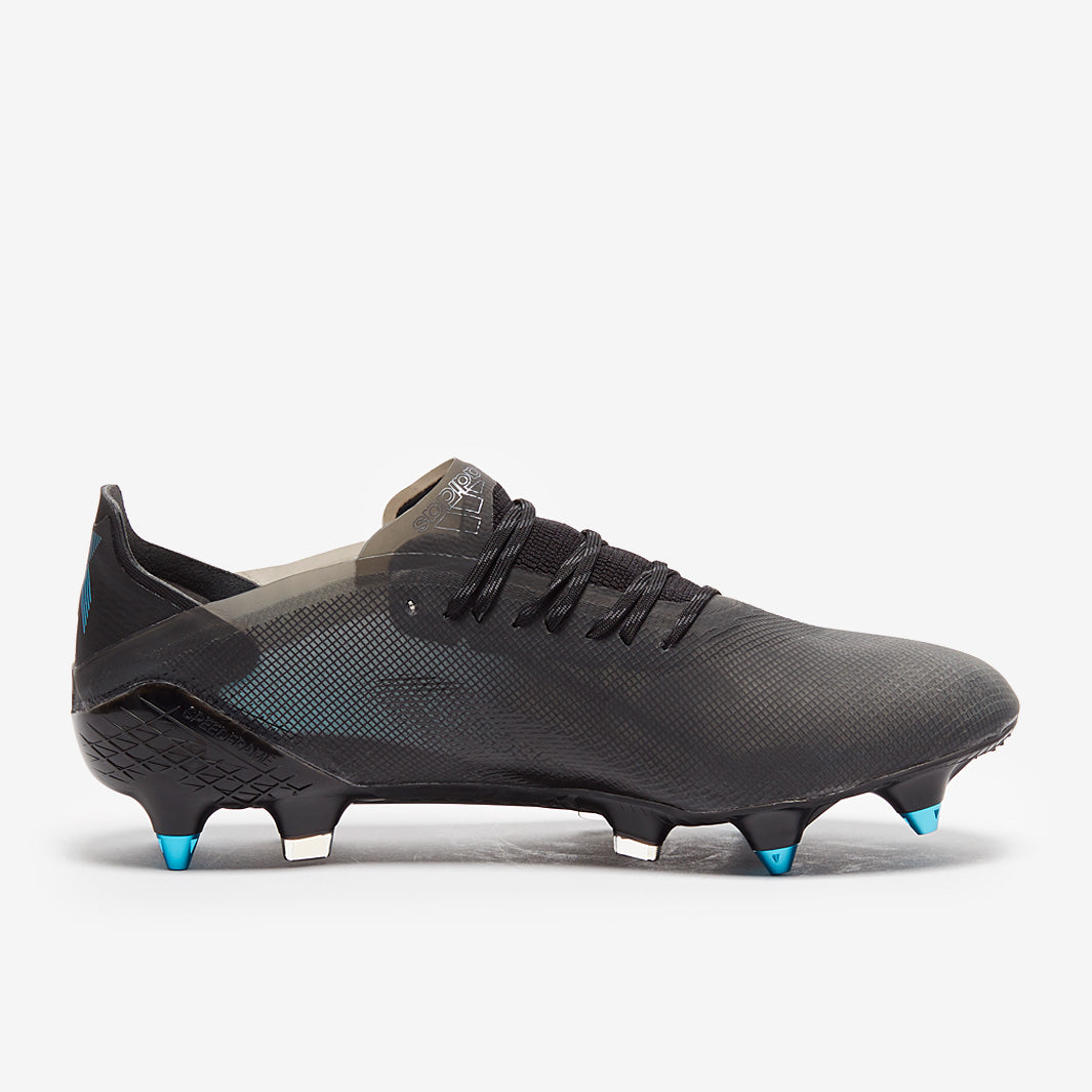 adidas X Ghosted .1 SG - Core Black/Signal Cyan/Grey Six - Soft