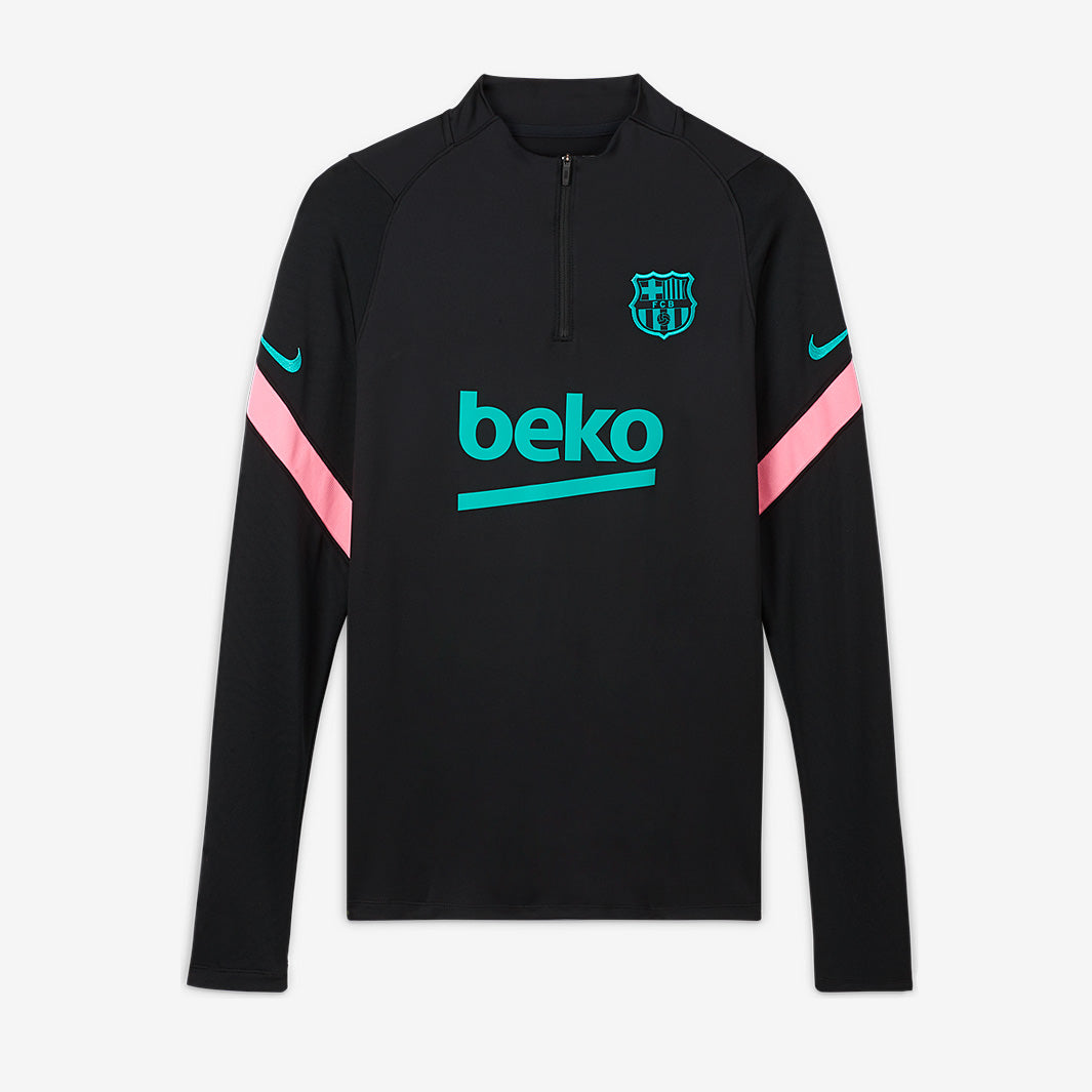 Nike FC Barcelona 20/21 Strike Drill Top - Black/Pink Beam/New