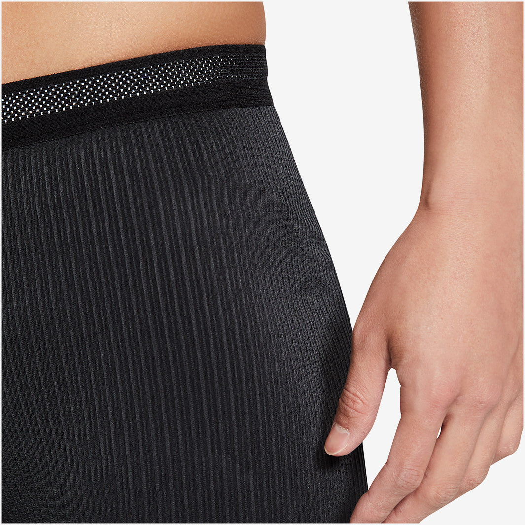 Nike AeroSwift Half Tight - Black/Black/Black/White - Mens Clothing