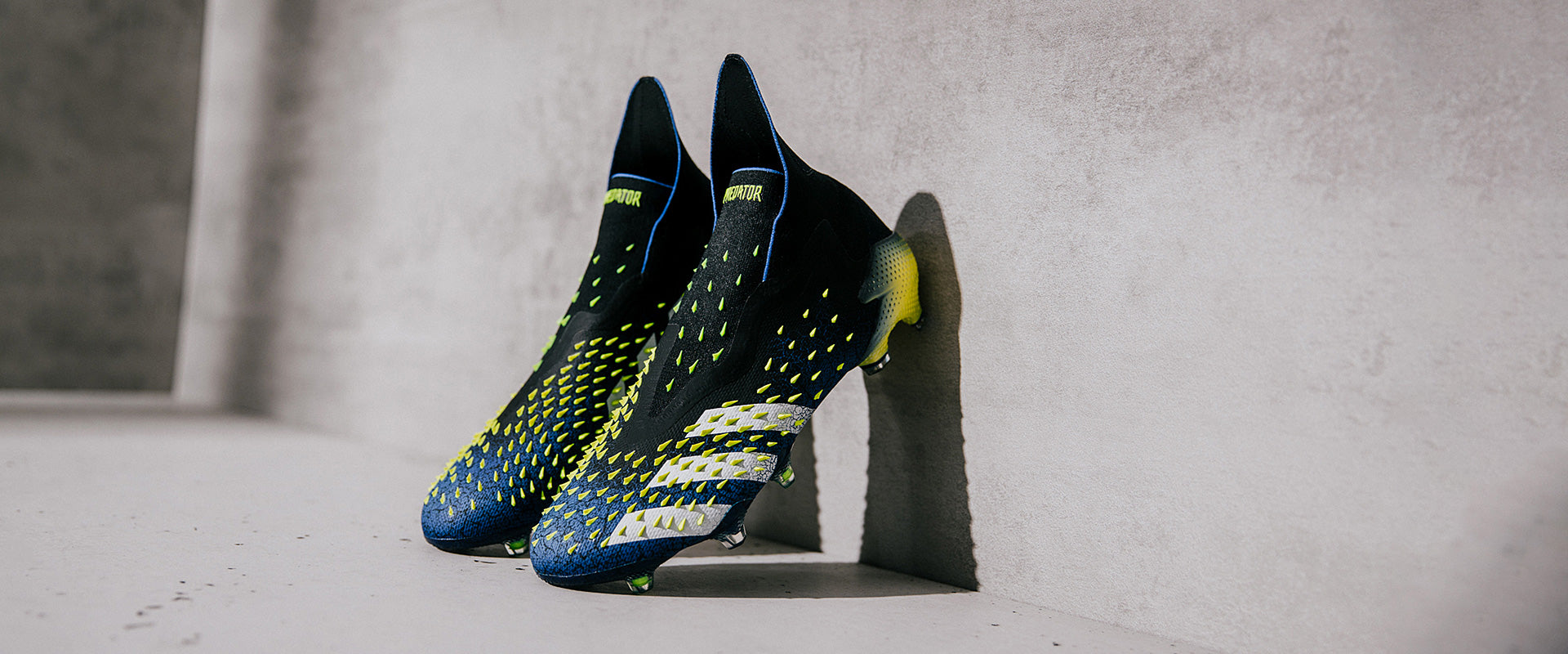 adidas Predator Freak+ FG - Blue/Core Black/White/Solar Yellow