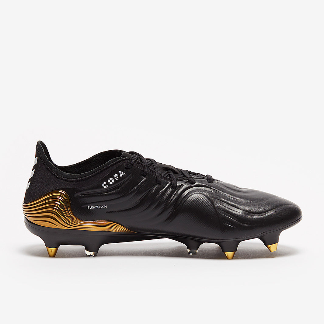 adidas Copa Sense .1 SG - Core Black/White/Gold Metallic - Soft