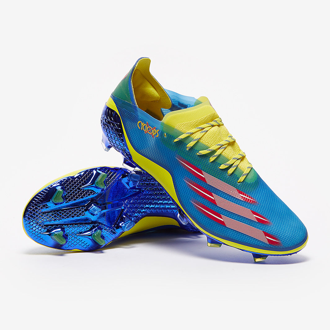 adidas X Ghosted .1 FG - Blue/Vivid Red/Bright Yellow - Firm