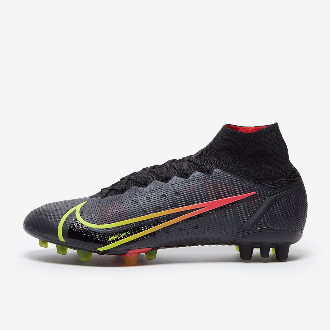 Nike Mercurial Superfly VIII Elite AG - Black/Cyber/Off Noir