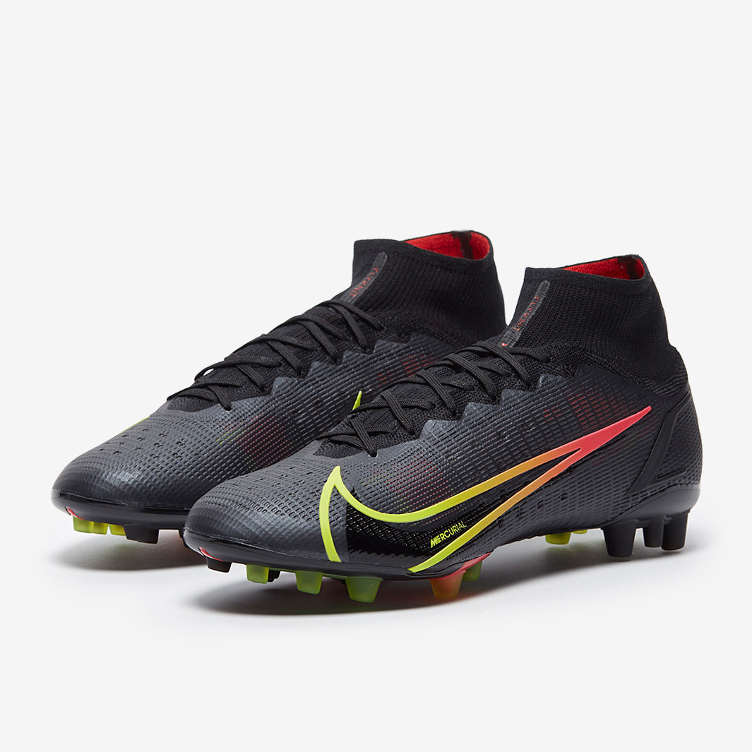 Nike Mercurial Superfly VIII Elite AG - Black/Cyber/Off Noir