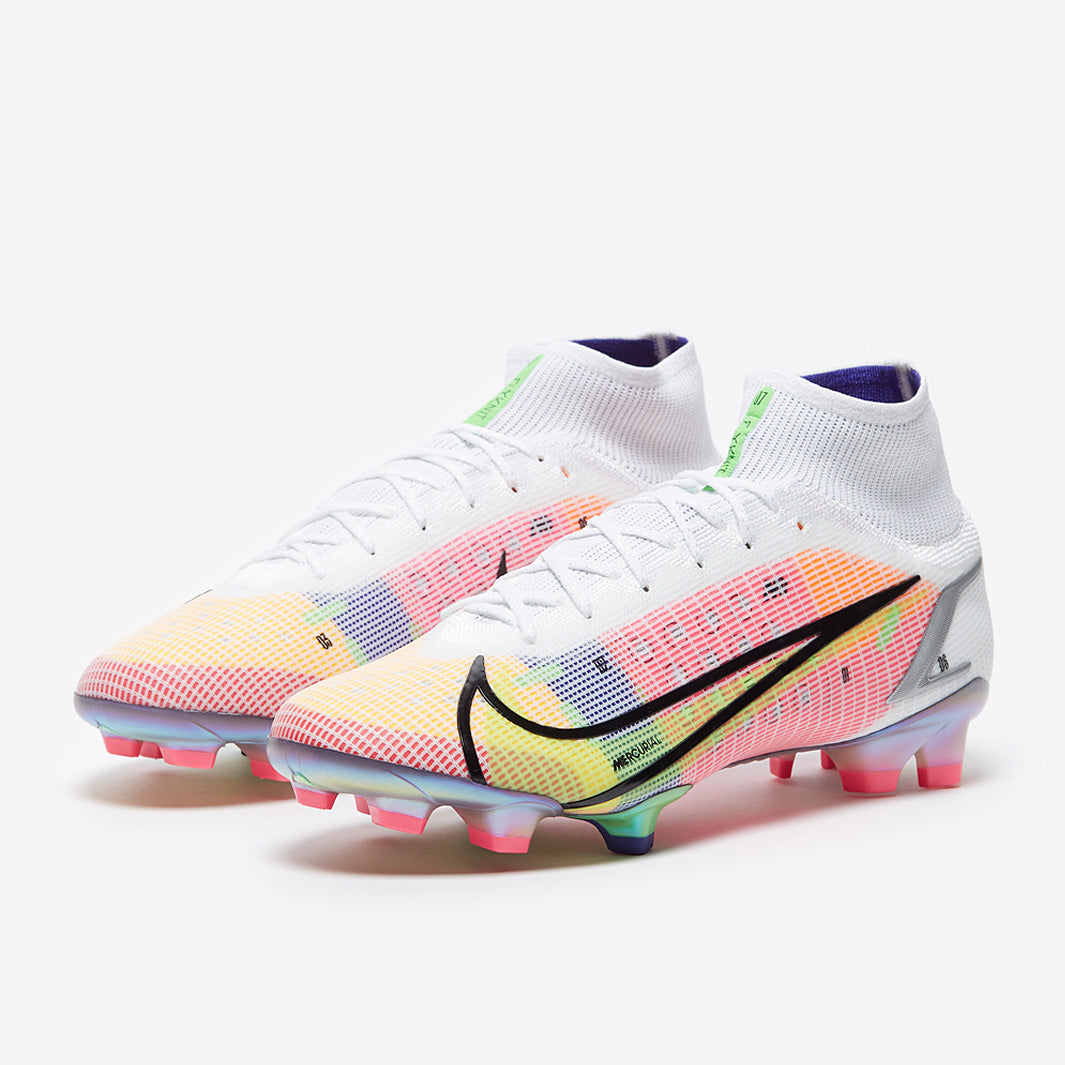 新品未使用 NIKE SUPERFLY 8 ELITE FG Nike Mercurial Superfly Dragonfly 8 Elite FG - White/Metallic