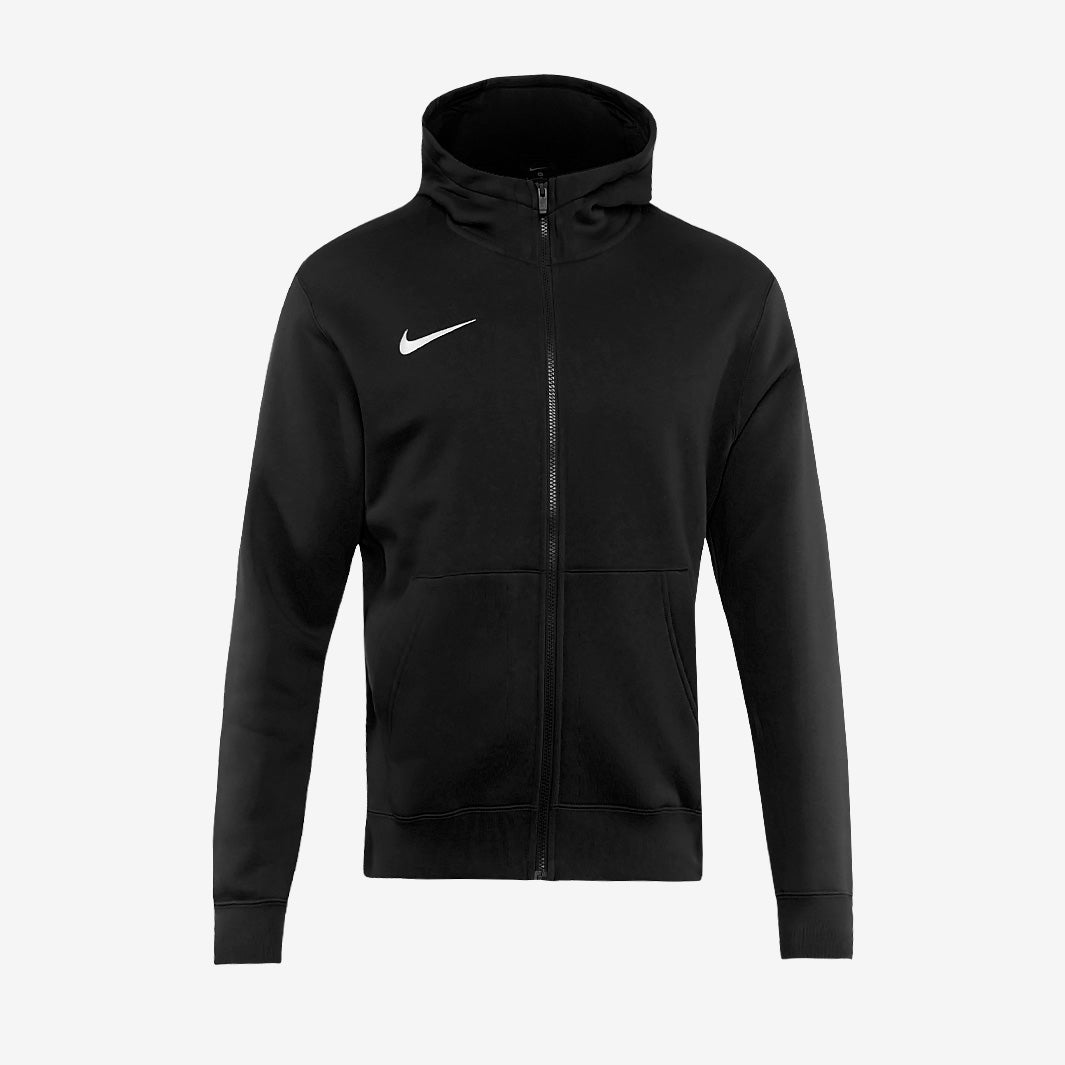 Nike Park 20 Full Zip Fleeced Hoodie - Black/White - Mens Football