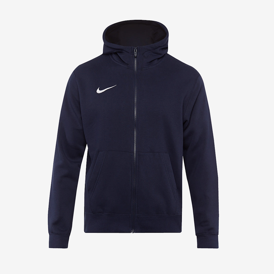 Nike Park 20 Full Zip Fleeced Hoodie - Black/White - Mens Football