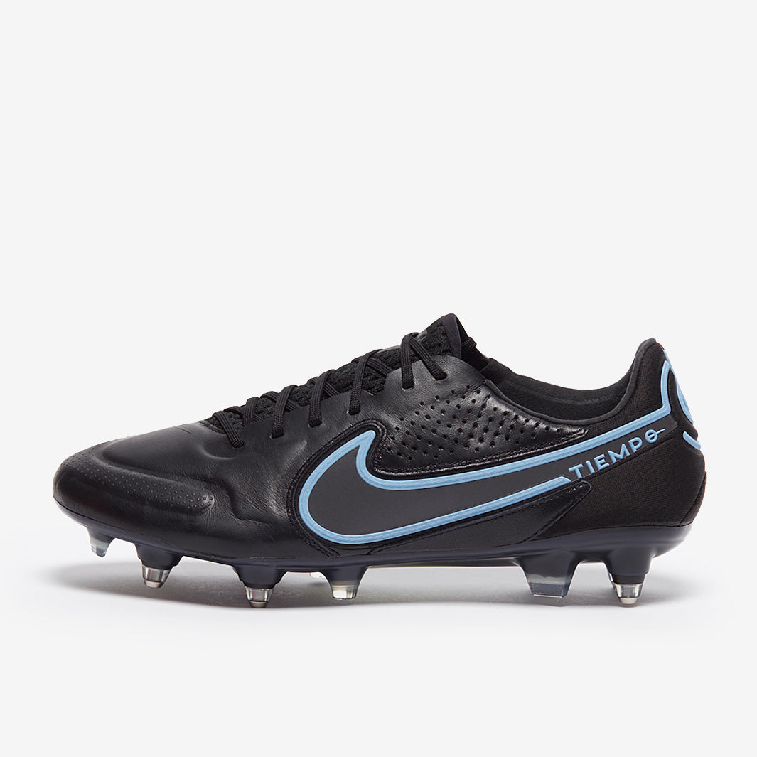 シューズ NIKE TIEMPO 9ELITE SG PRO AC Nike Tiempo Legend IX Elite SG-Pro AC - Black/Black/Iron Grey