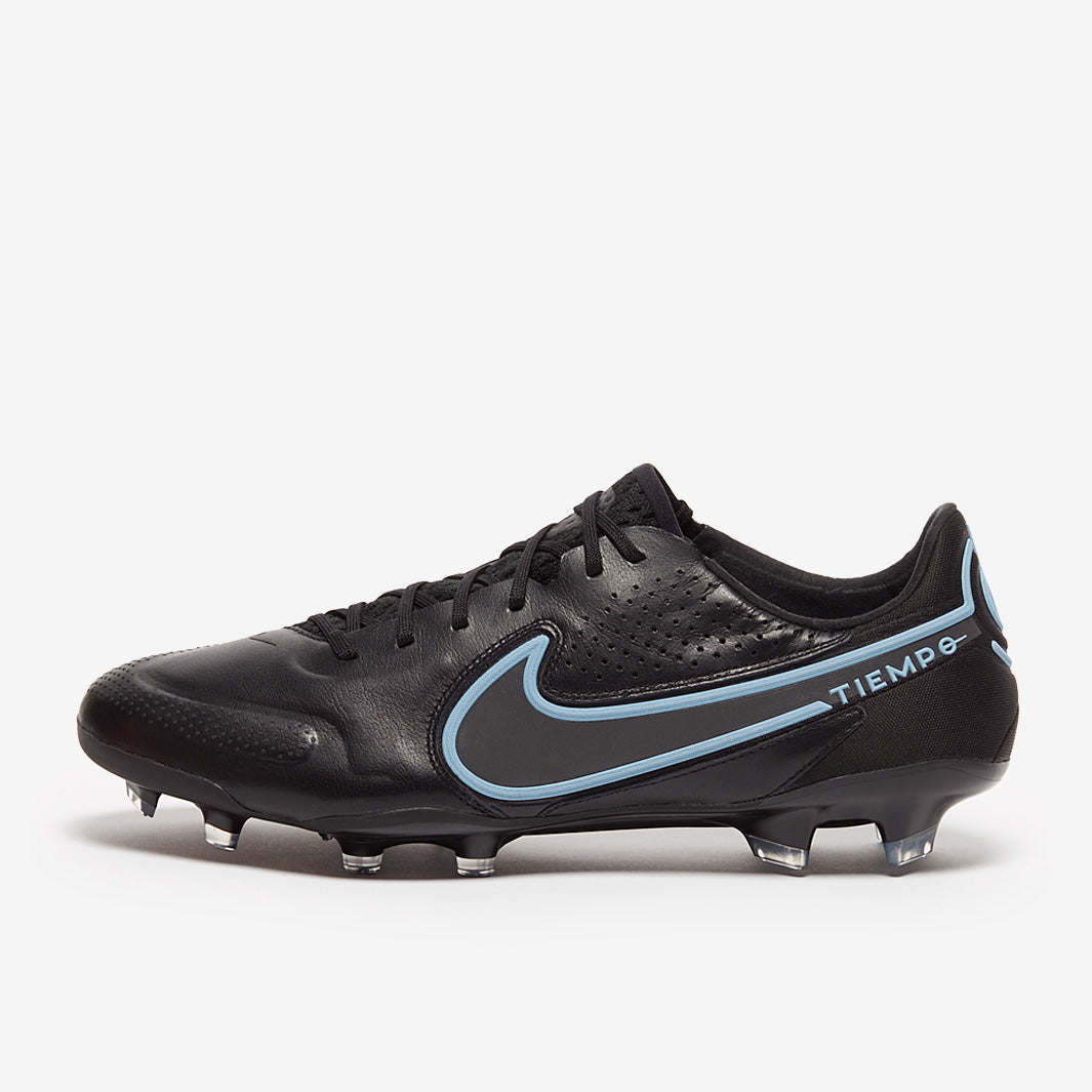 Nike Tiempo Legend IX Elite FG - Black/Black/Iron Grey - Mens Boots
