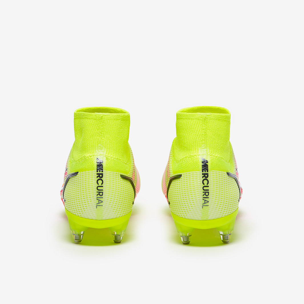 Nike Mercurial Superfly VIII Elite SG-Pro AC - Volt/Bright Crimson