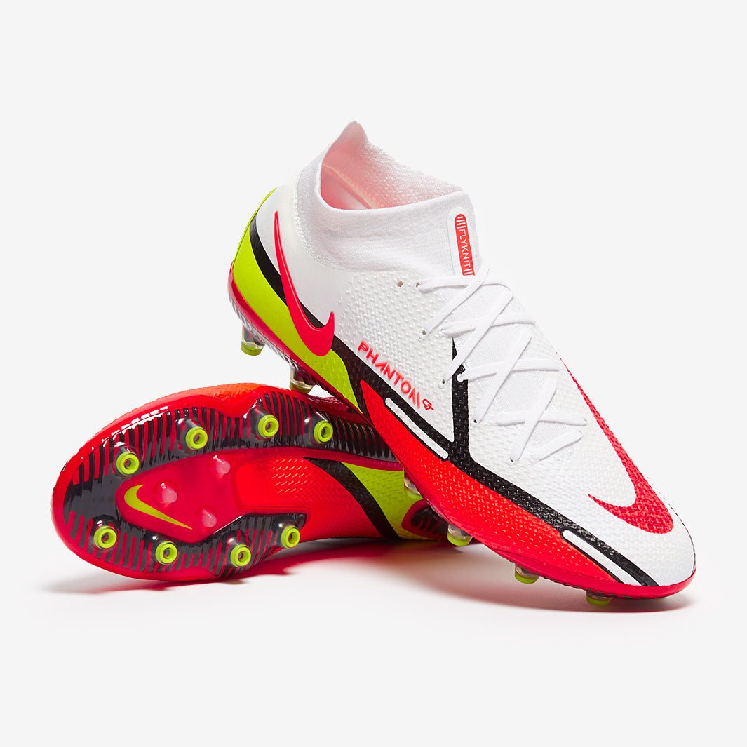 Nike Phantom GT II Elite AG-Pro - White/Bright Crimson/Volt - Mens