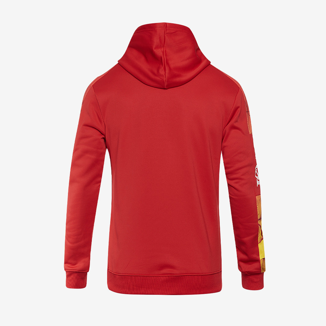 J.LINDEBERG MENS Jeff Hood 長袖　パーカー　レッド系 J.Lindeberg Kent Hood - Light Grey Melange - Mens Clothing