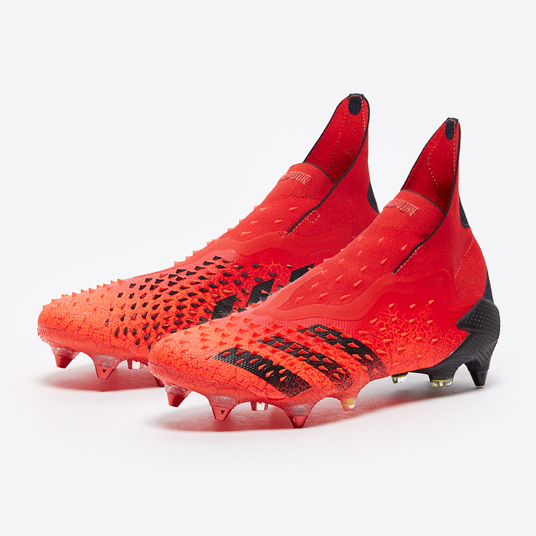 adidas Predator Freak+ SG - Red/Core Black/Solar Red - Mens Boots