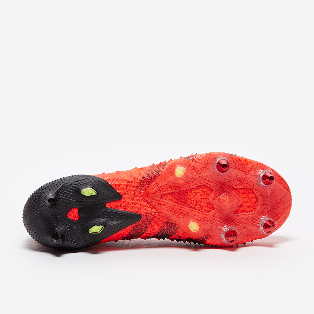 adidas Predator Freak+ SG - Red/Core Black/Solar Red - Mens Boots