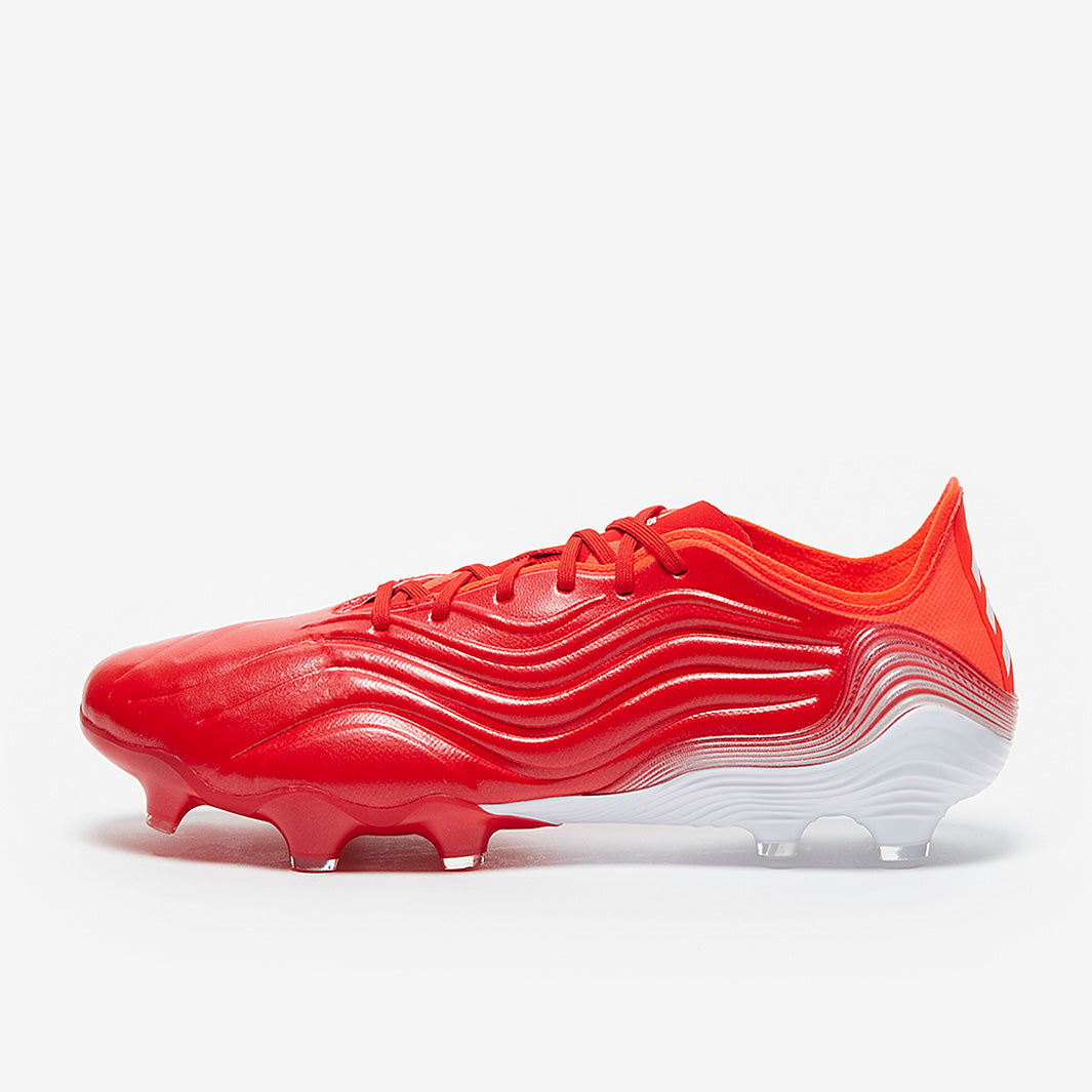 adidas Copa Sense .1 FG - Red/White/Solar Red - Mens Boots