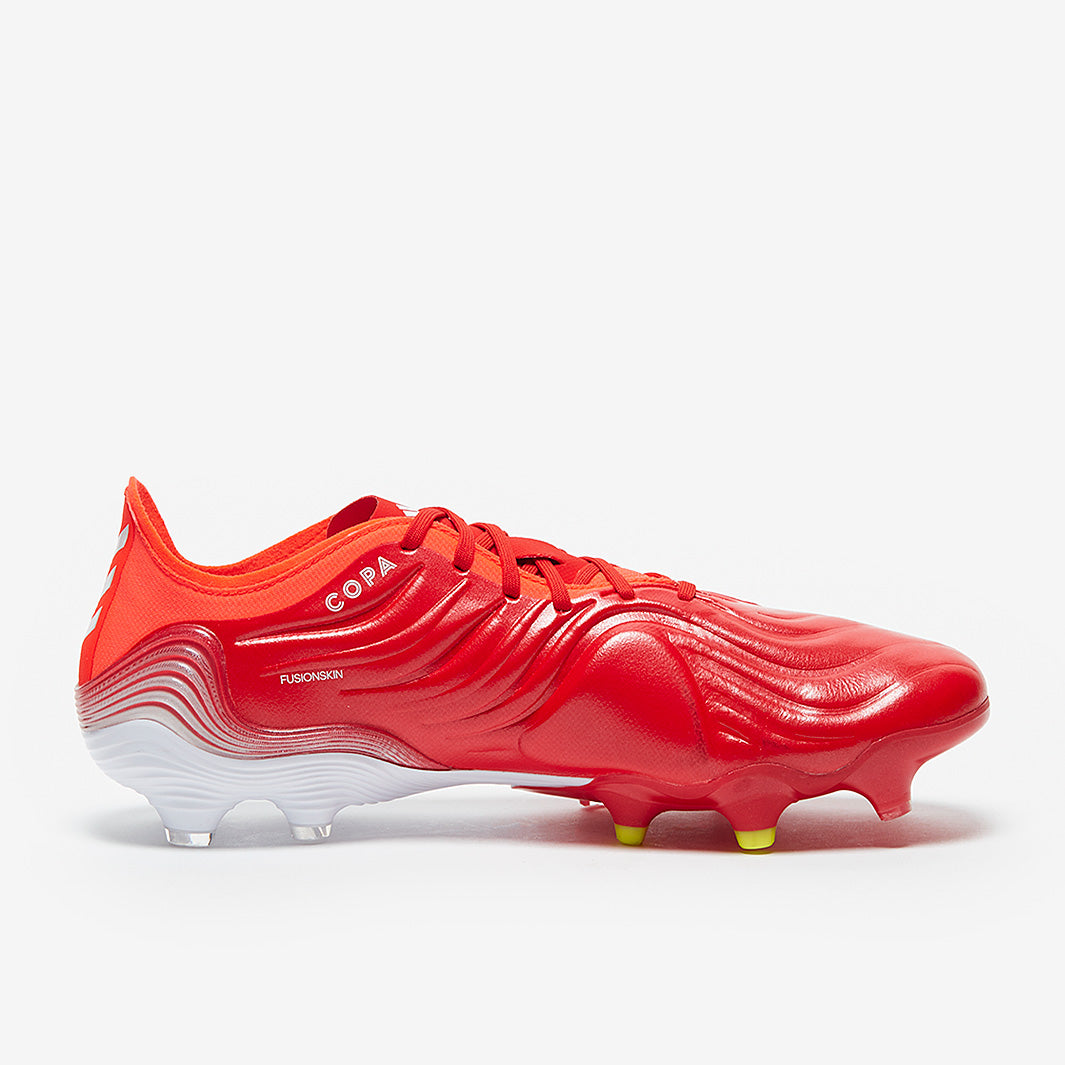adidas Copa Sense .1 FG - Red/White/Solar Red - Mens Boots