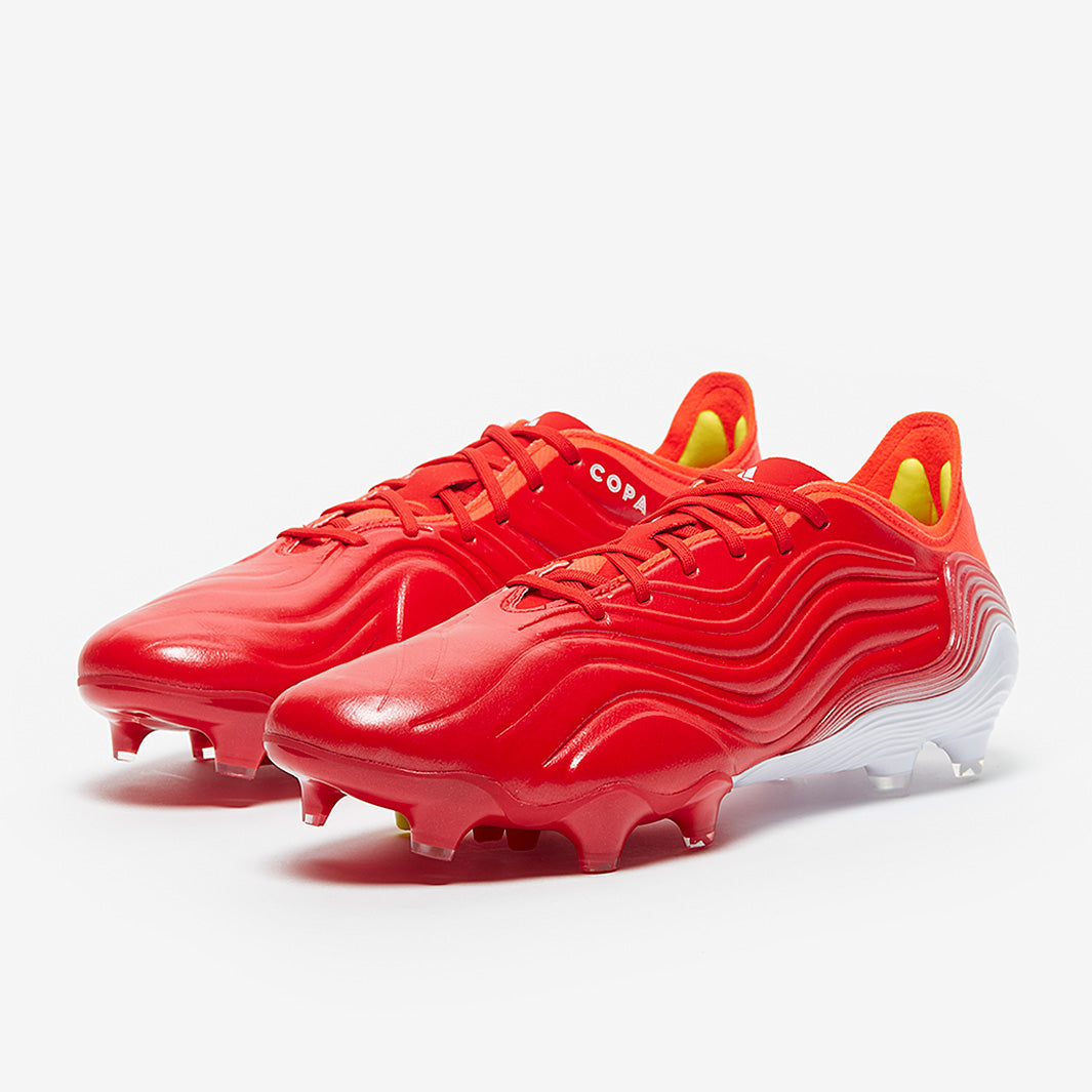 adidas Copa Sense .1 FG - Red/White/Solar Red - Mens Boots