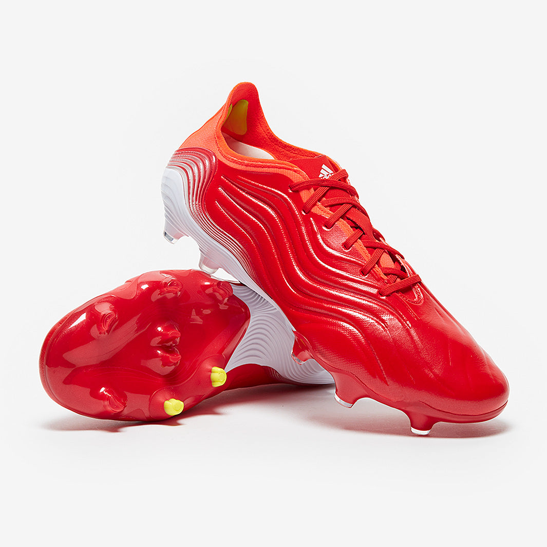 adidas Copa Sense .1 FG - Red/White/Solar Red - Mens Boots