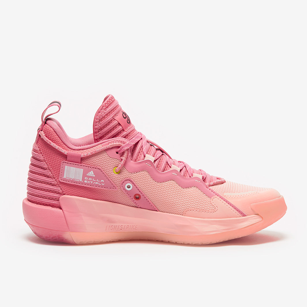 adidas Dame 7 - Rose Tone/Vapour Pink/White - Mens Shoes