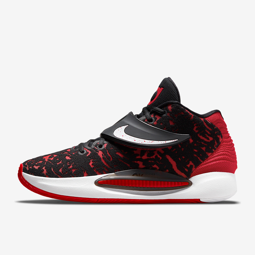 Nike KD14 - Black/University Red/White - Mens Shoes