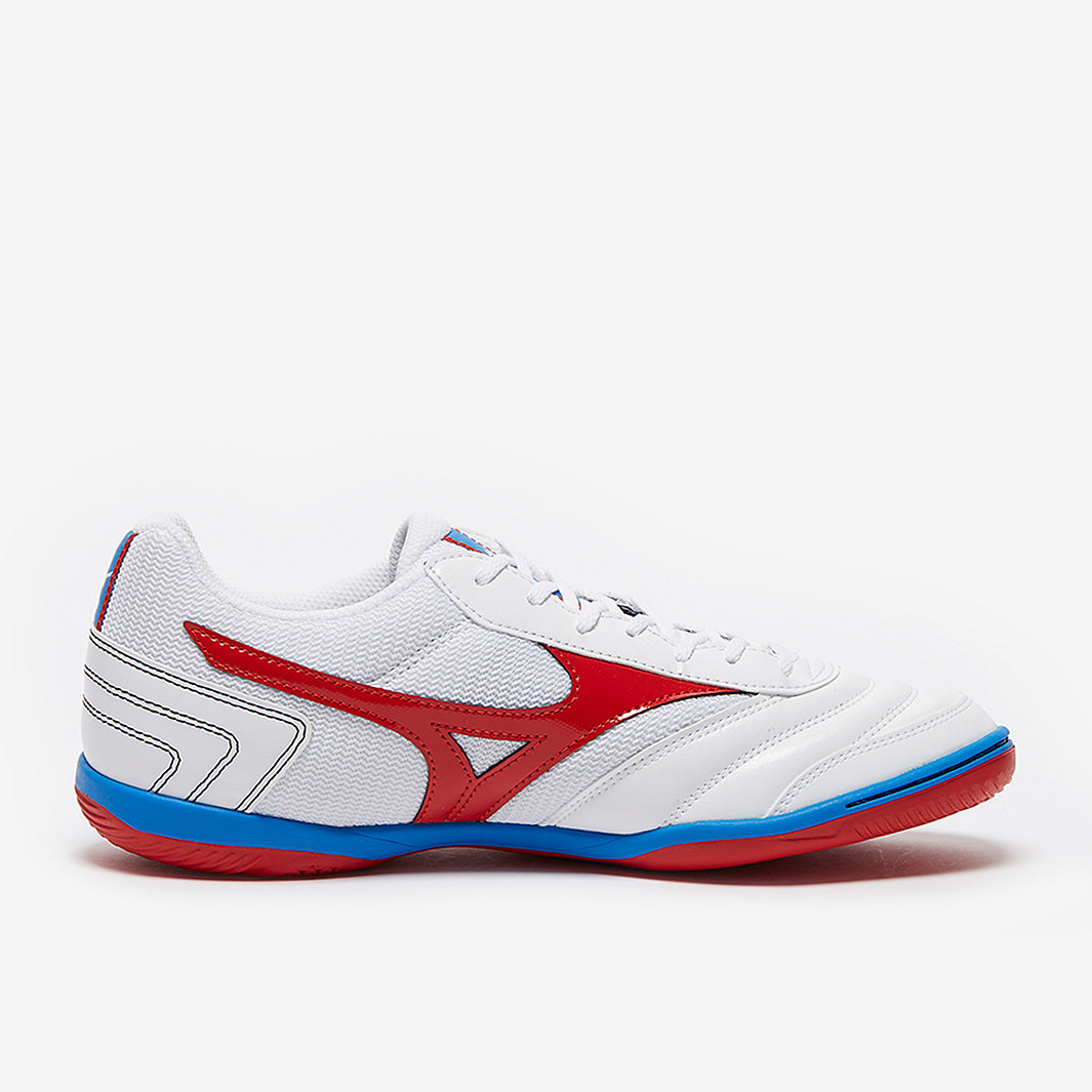 Mizuno MRL Sala Club IN - White/High Risk Red - Mens Boots