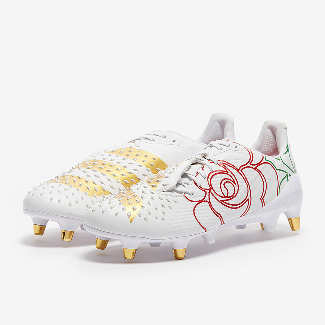 8/15まで値下げ！ Predator Malice SG adidas Predator Malice SG - White/Red/Green/Gold - Mens Boots