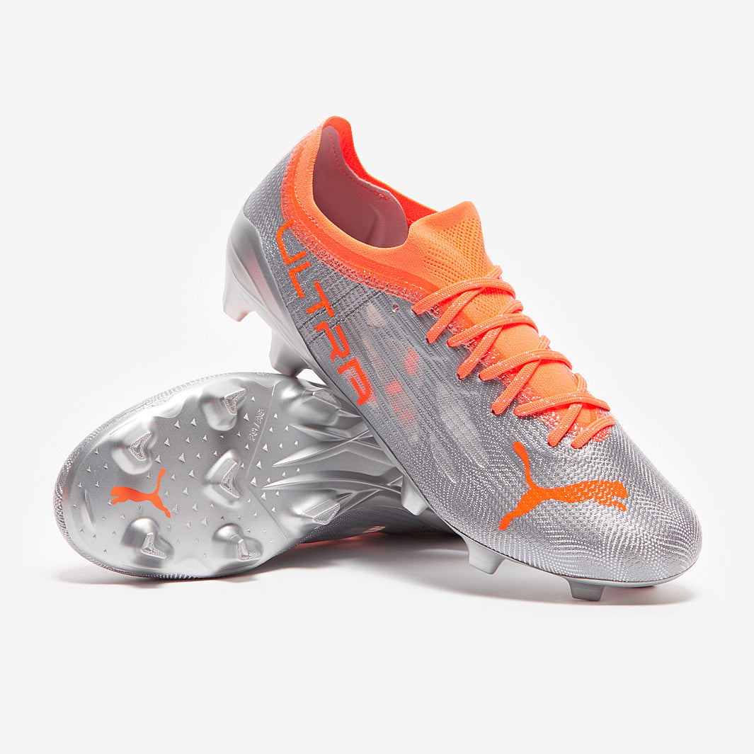 Puma Ultra 1.4 FG/AG - Diamond Silver/Neon Citrus - Mens Boots