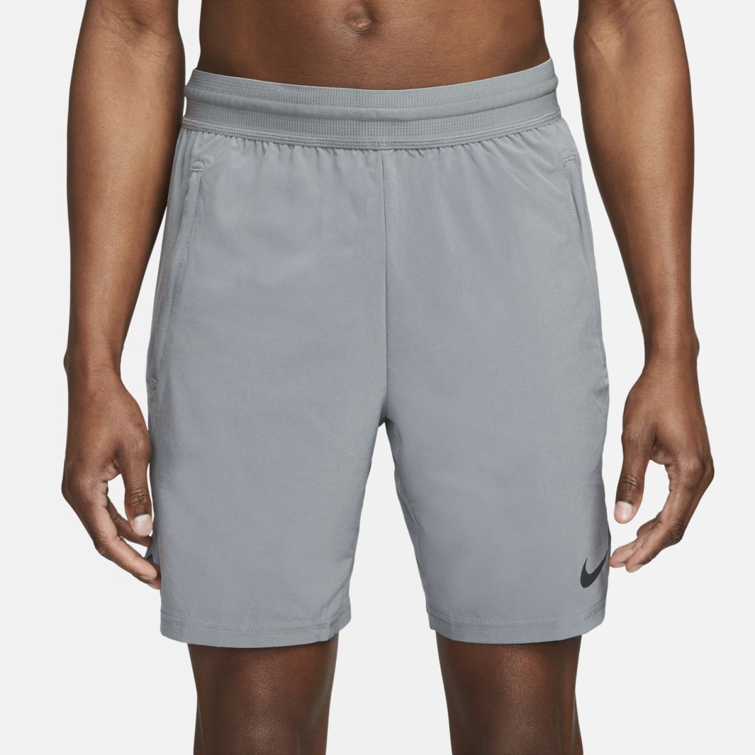 Nike Pro Dri-FIT Flex Vent Max 8inch Short - Smoke Grey/Black