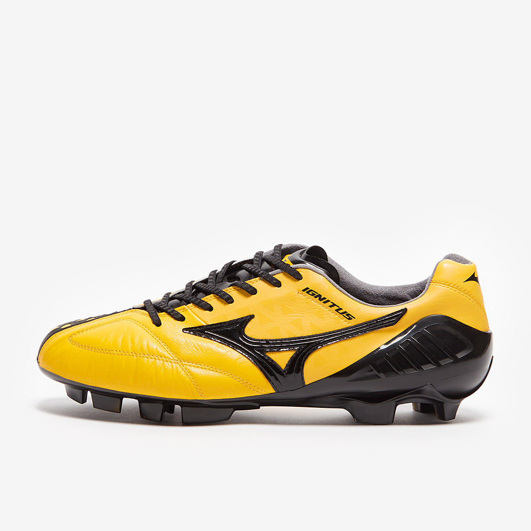 Mizuno Wave Ignitus Japan FG - Cyber Yellow/Black - Mens Boots