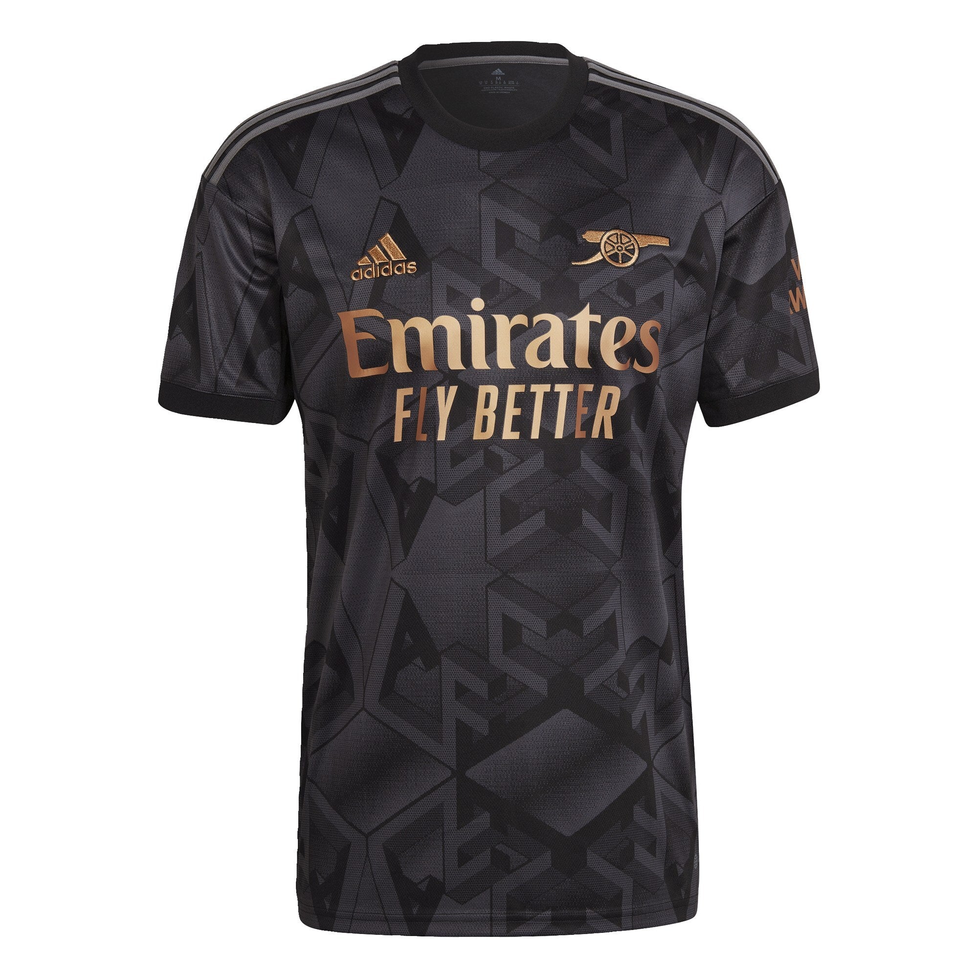 adidas Arsenal 22/23 Away Shirt - Black - Mens Replica