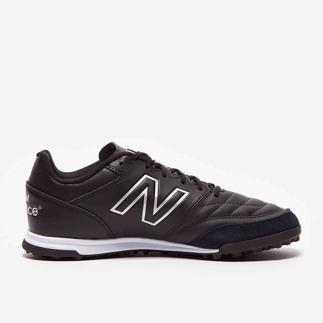 New Balance 442 V2 Team TF - Black/White - Mens Boots