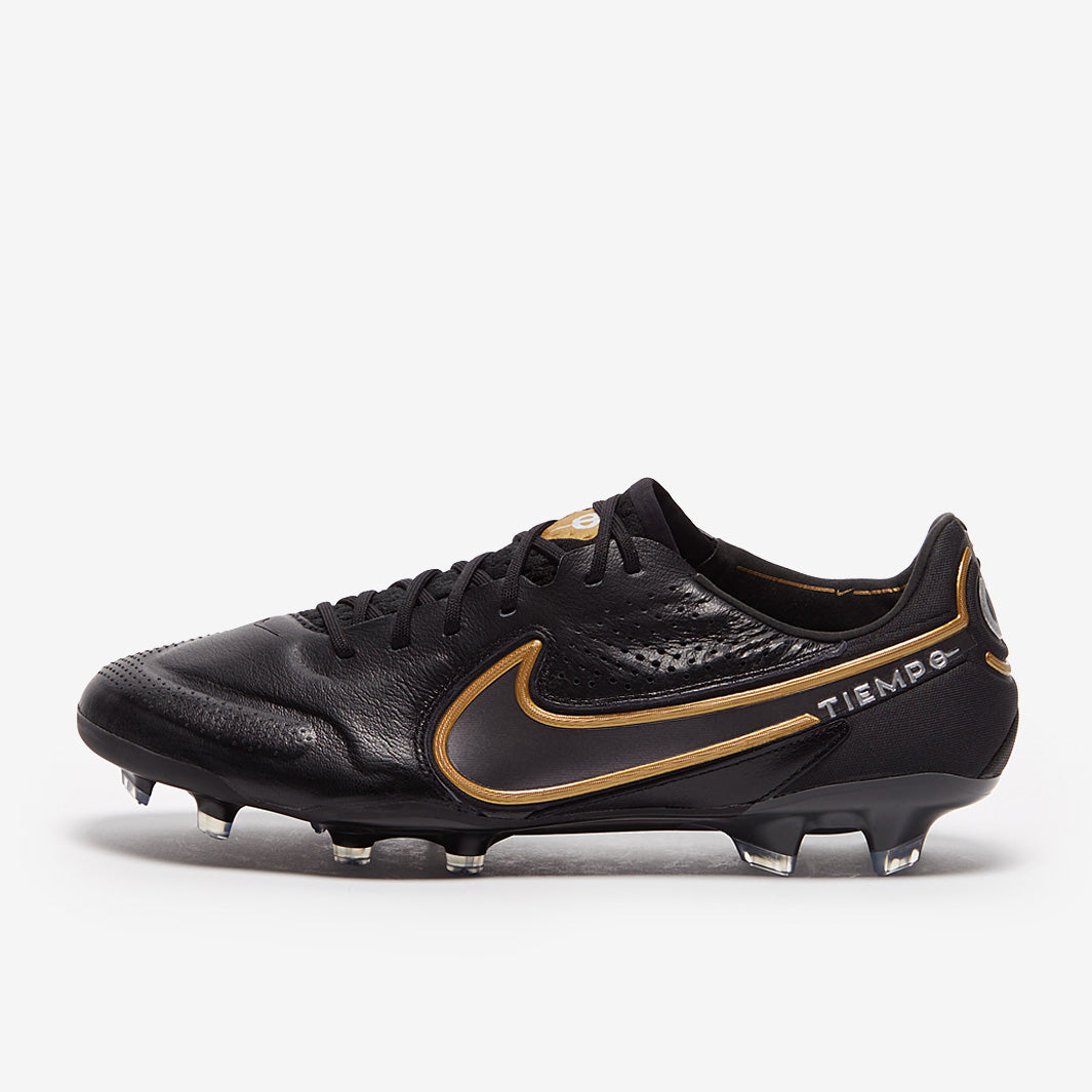 Nike Tiempo Legend IX Elite FG - Black/Metallic Dark Grey