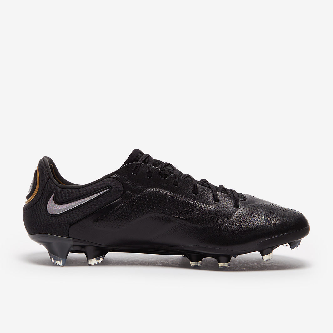 Nike Tiempo Legend IX Elite FG - Black/Metallic Dark Grey