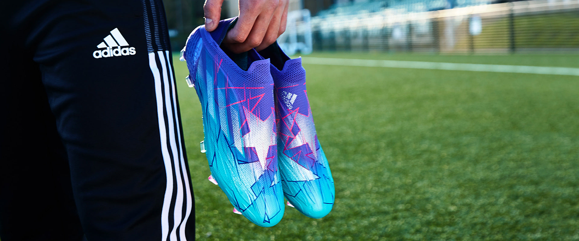 ADIDAS X SPEEDFLOW+ FG CLモデル adidas X Speedflow+ FG - Purple Rush/Silver Metallic/Mint Rush