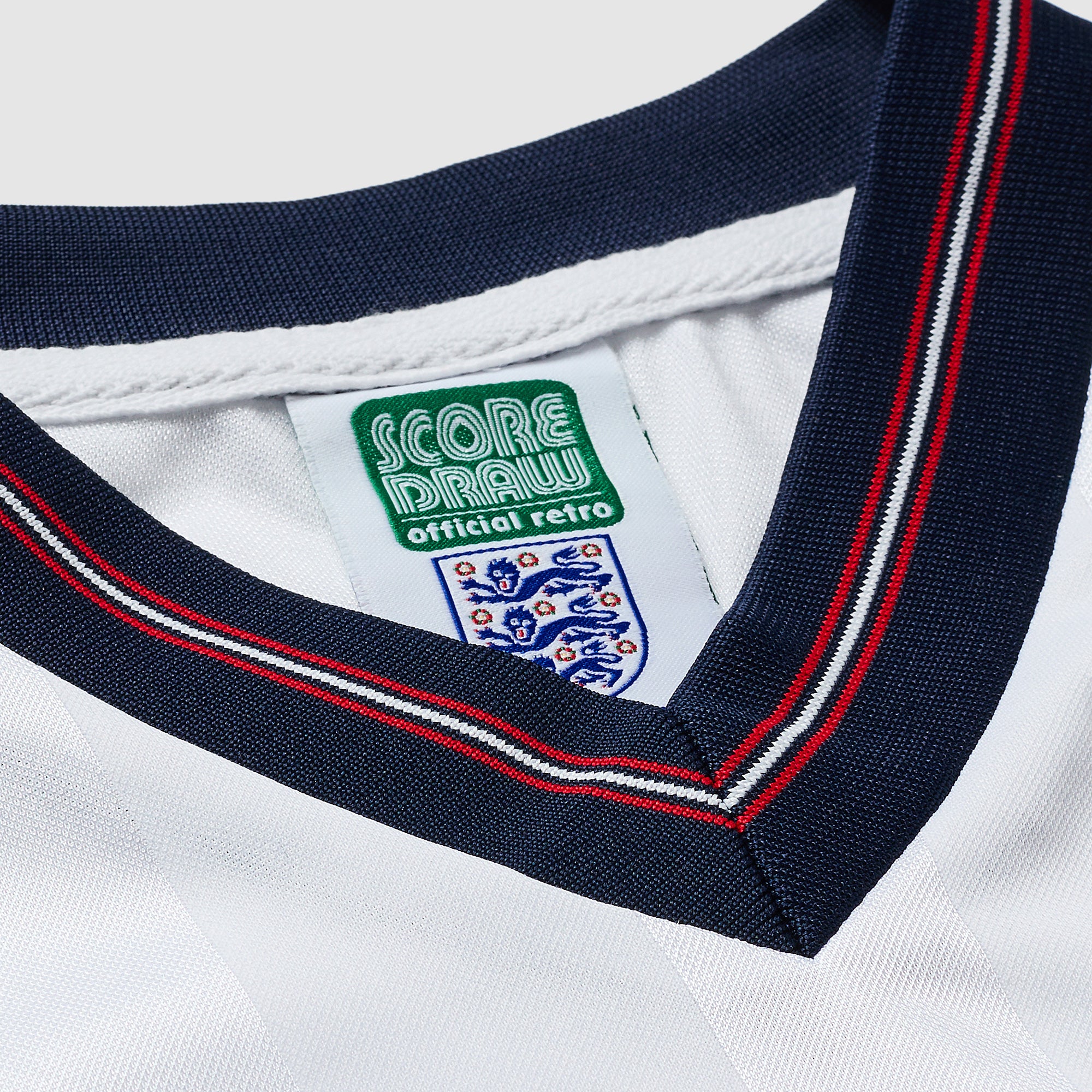 Score Draw England 1986 Shirt - White - Mens Replica