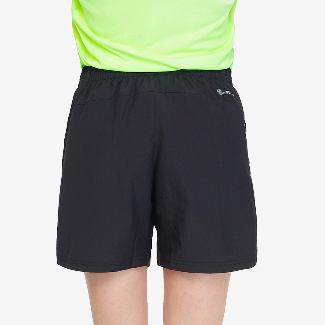 adidas gazelle silver green womens Own The Run 3-Stripes Shorts M