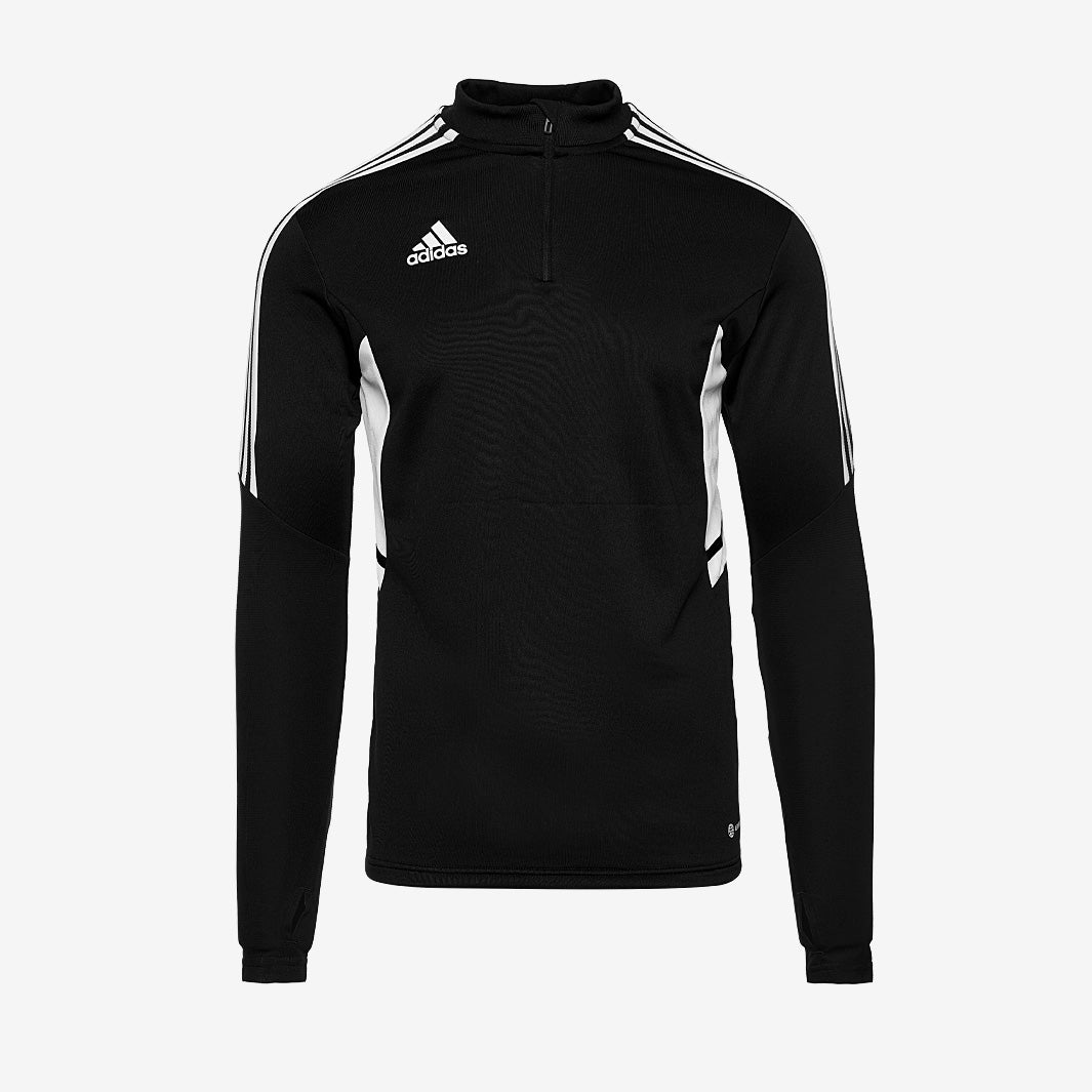 adidas Originals Ajax 1/4 Zip - Black - Mens Replica