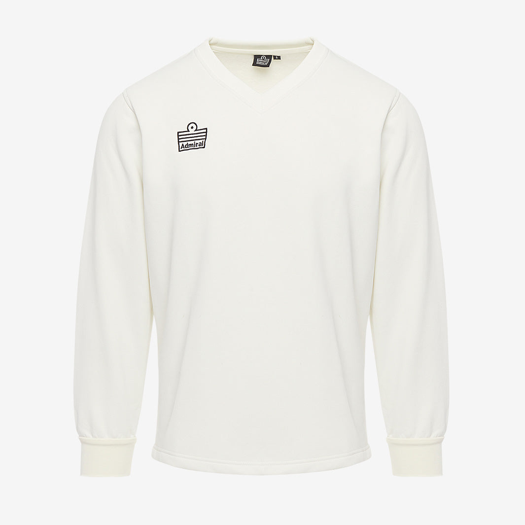 Admiral 2005 Test Shirt - White/Blue - Cricket Replica