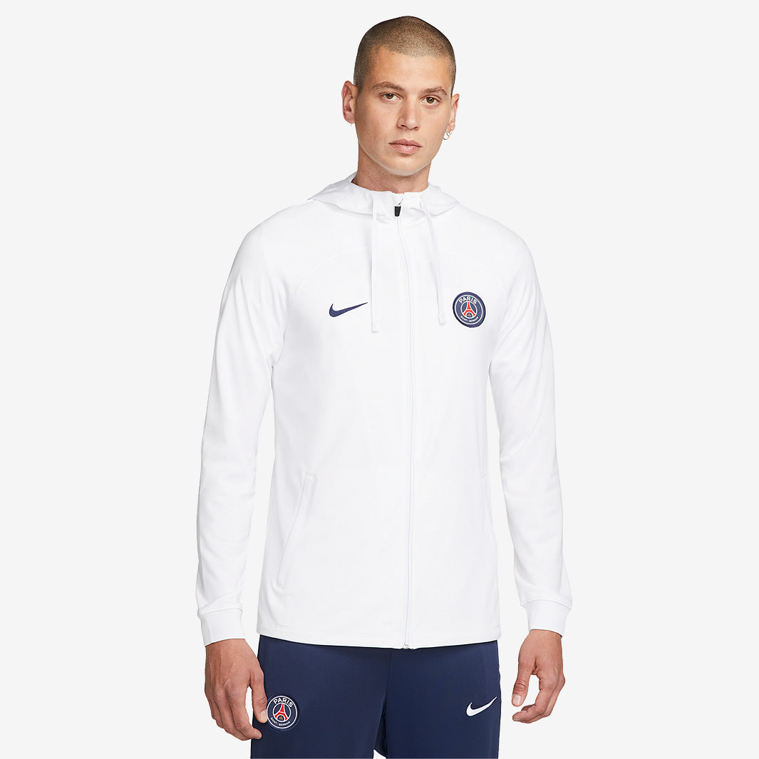Nike Paris Saint-Germain 22/23 Strike Tracksuit - White/Midnight