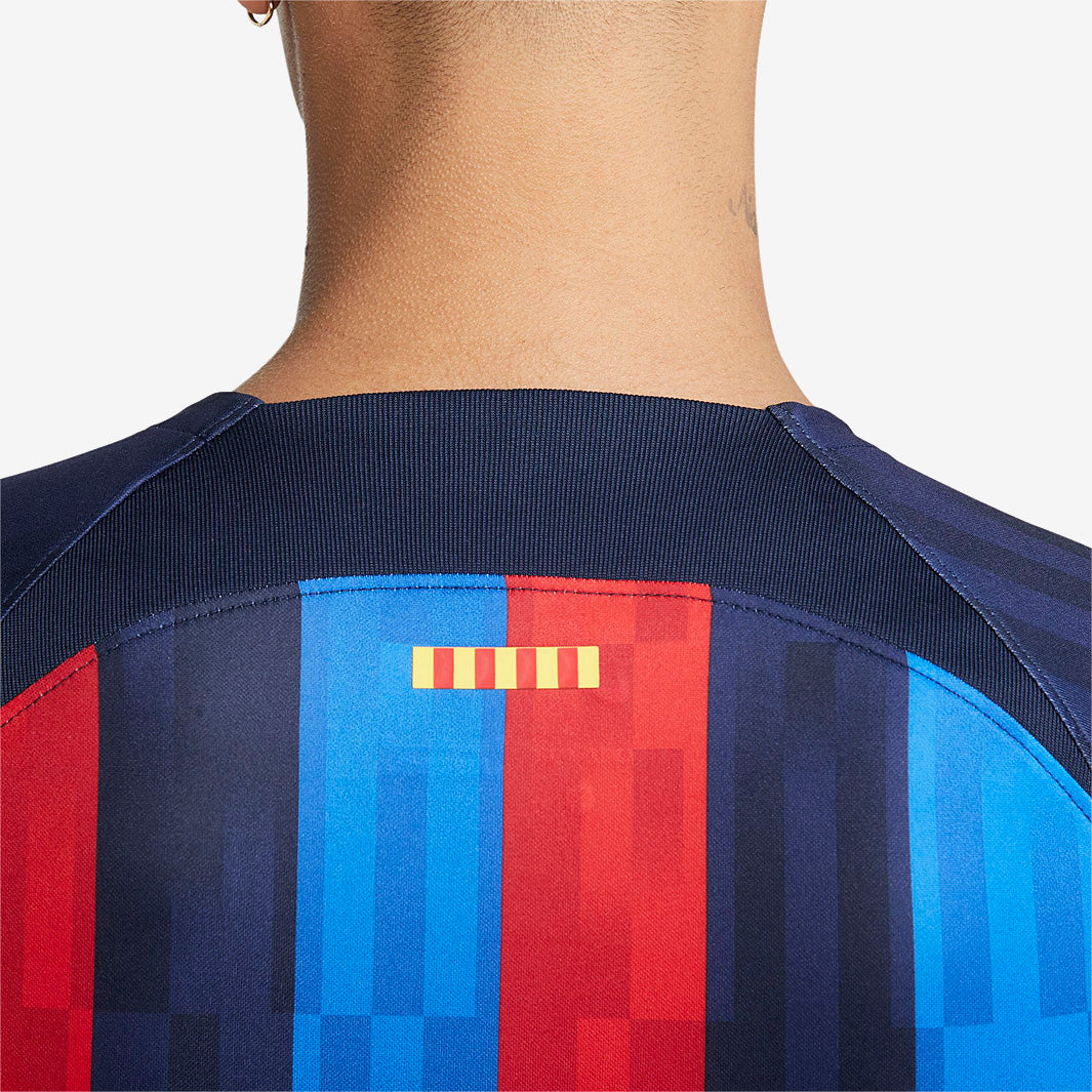 Nike FC Barcelona 22/23 Home Stadium SS Shirt - Obsidian/Sesame