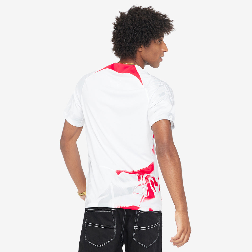 Nike RB Leipzig 22/23 Home Stadium SS Shirt - White/Global Red