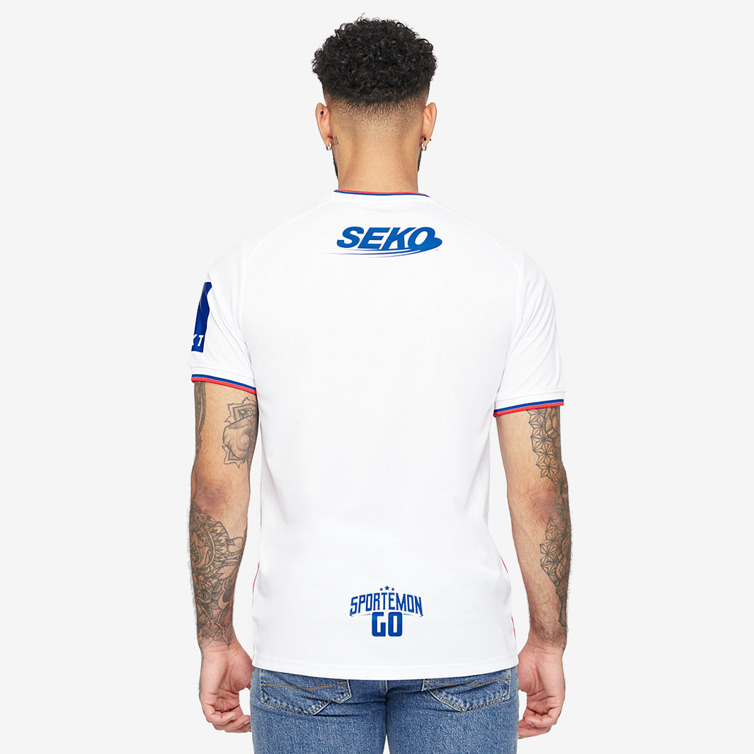 Castore Rangers 22/23 Away Shirt - White/Red - Mens Replica