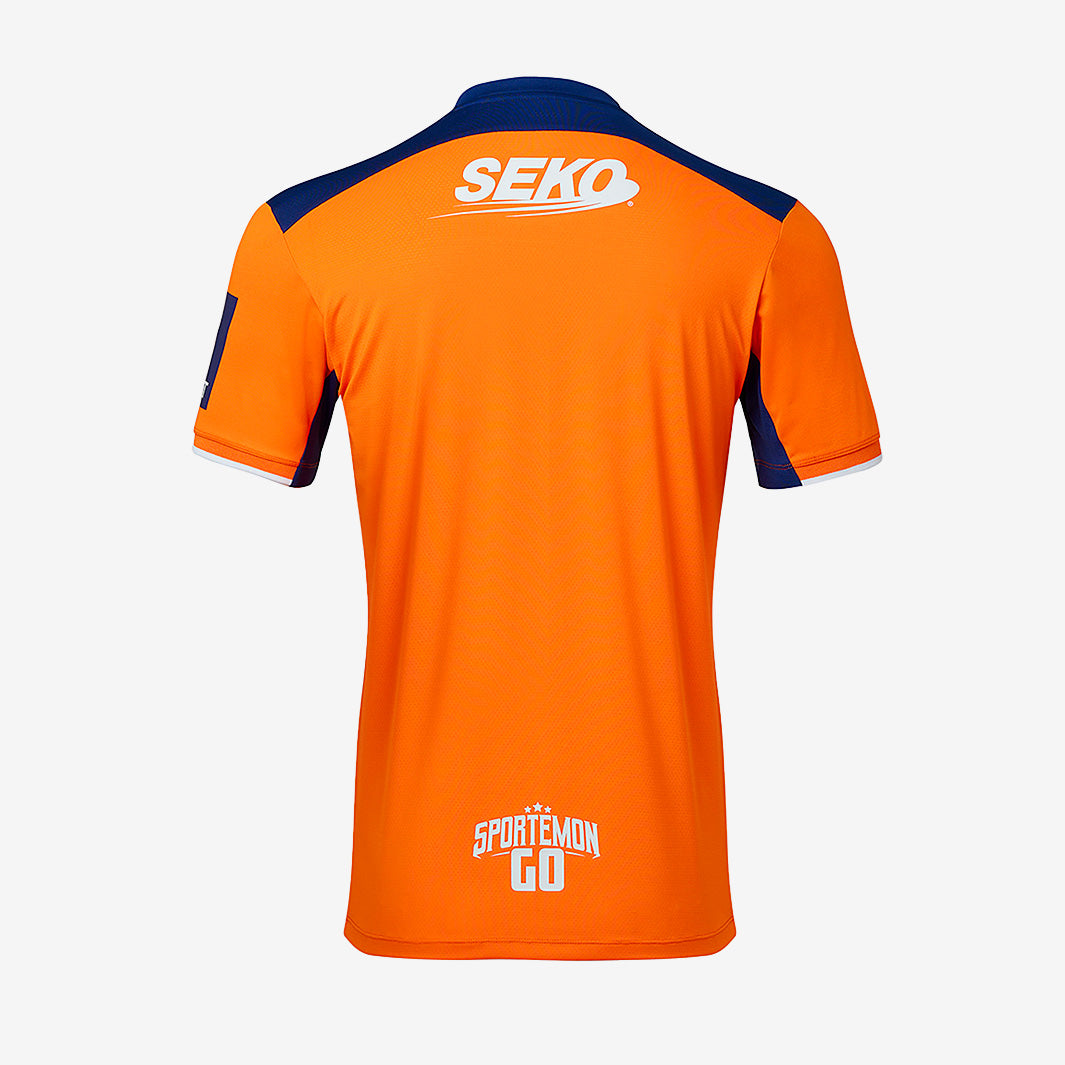 RANGERS 22/23 3rd Shirt Castoreレンジャーズ Castore Rangers 22/23 Third Shirt - Orange/Navy - Mens Replica