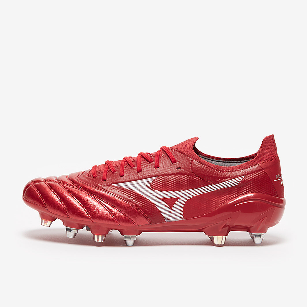 Mizuno Morelia Neo III ß Elite Mix SG - High Risk Red - White/High